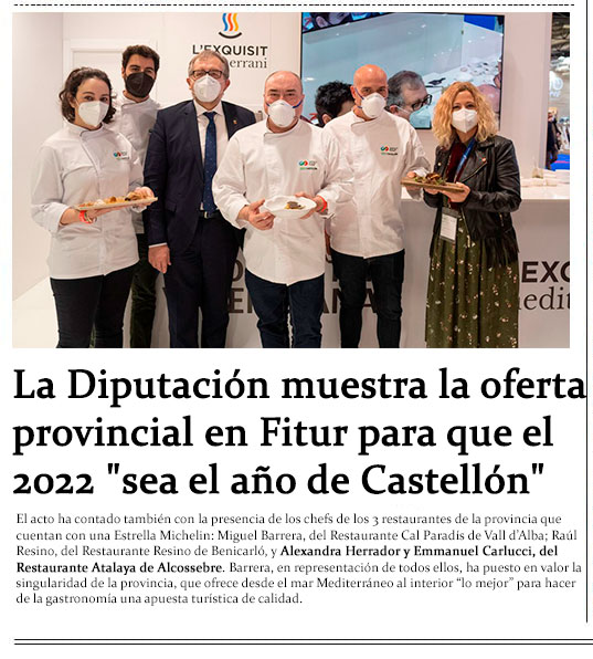 Atalaya, el restaurante estrella de Alcossebre